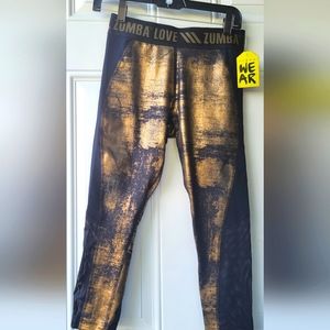 ZUMBA MESH CROP LEGGING NEW